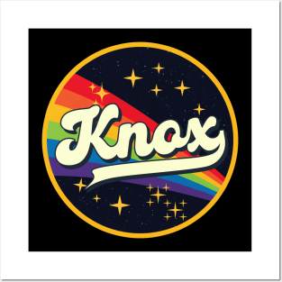 Knox // Rainbow In Space Vintage Style Posters and Art